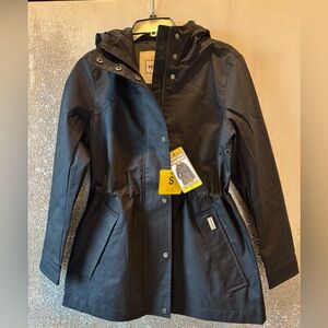 Hunter Black Hooded waterproof jacket
